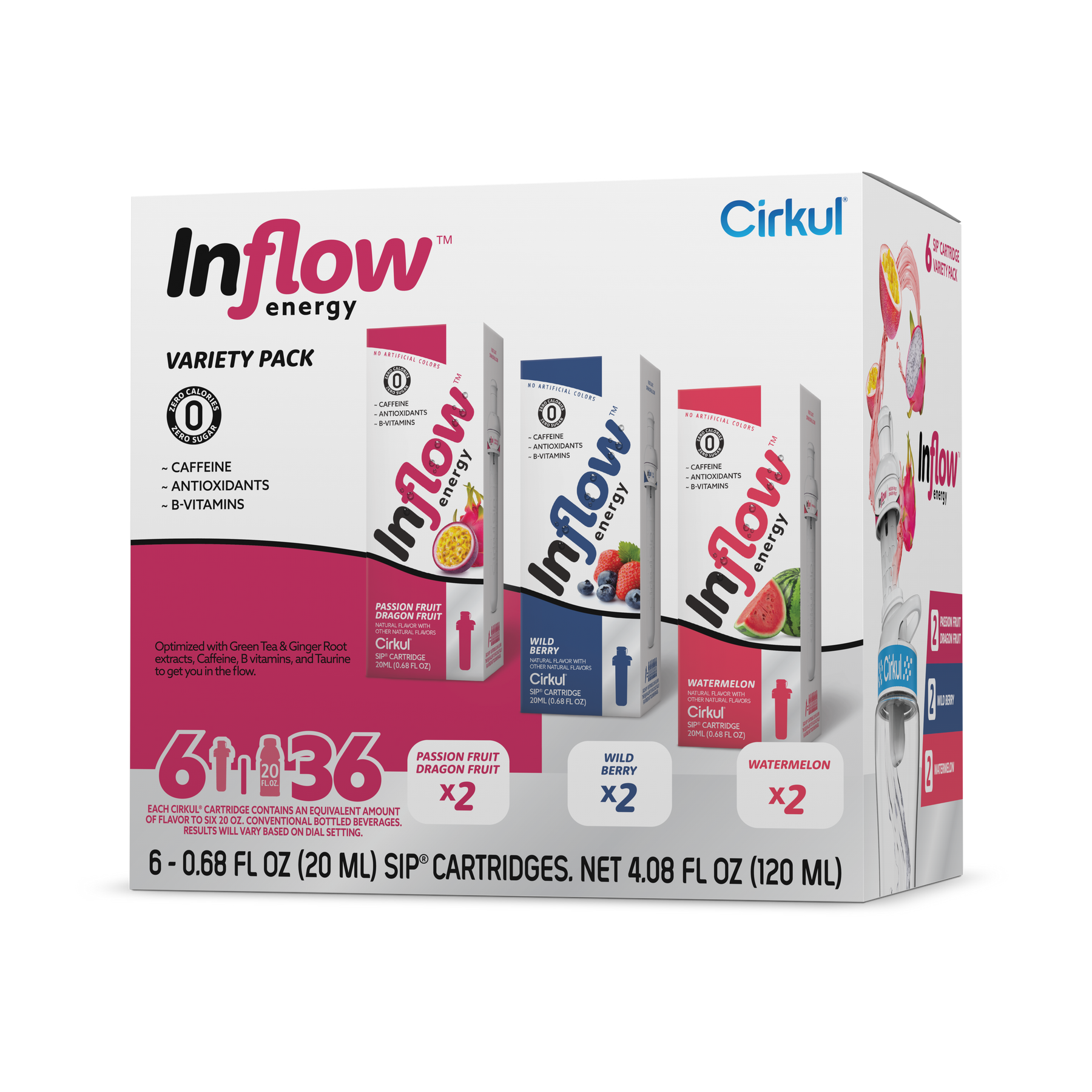 Inflow Energy® 6-Pack Variety Pack - Fresh Ready