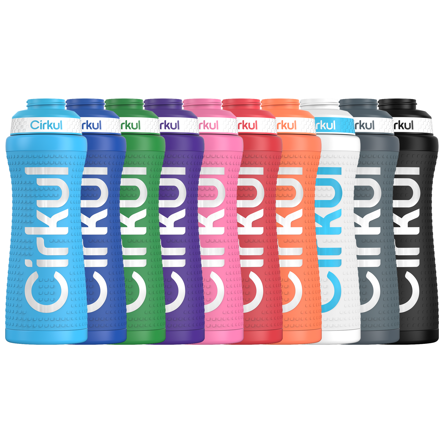 22oz. Grip Stainless Steel Bottle & Sport Lid - Clean Bundle
