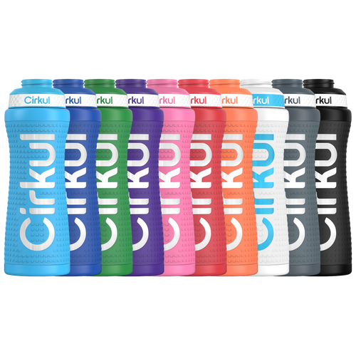 22oz. Grip Stainless Steel Bottle & Sport Lid - Clean Bundle