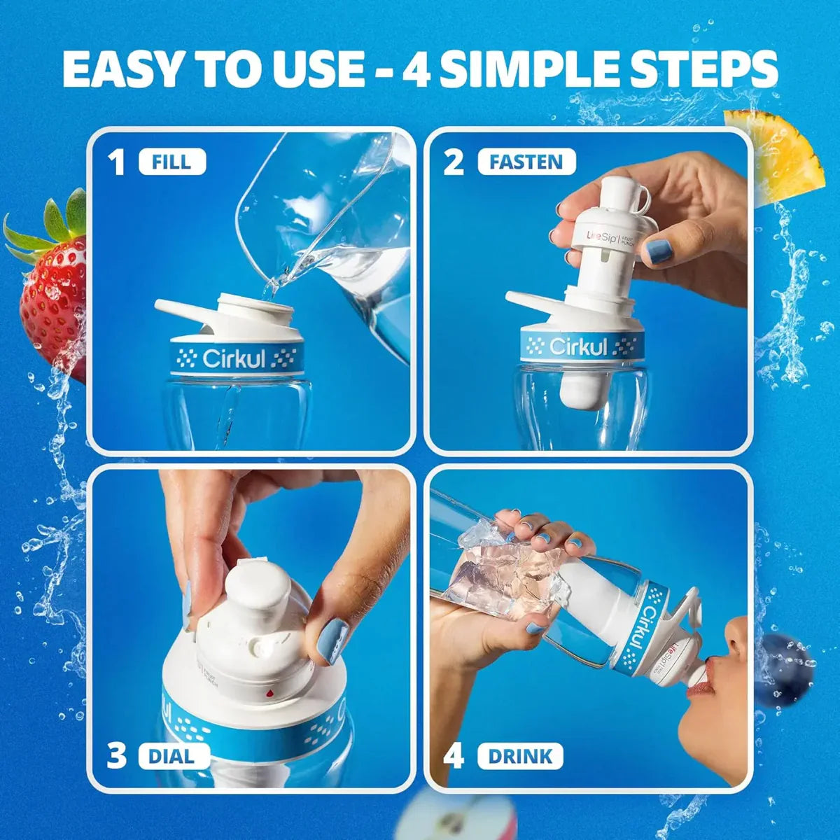 32oz. Plastic Bottle Starter Kit - Home Choice