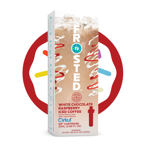 Frosted White Chocolate Raspberry Iced Coffee - Clean Bundle